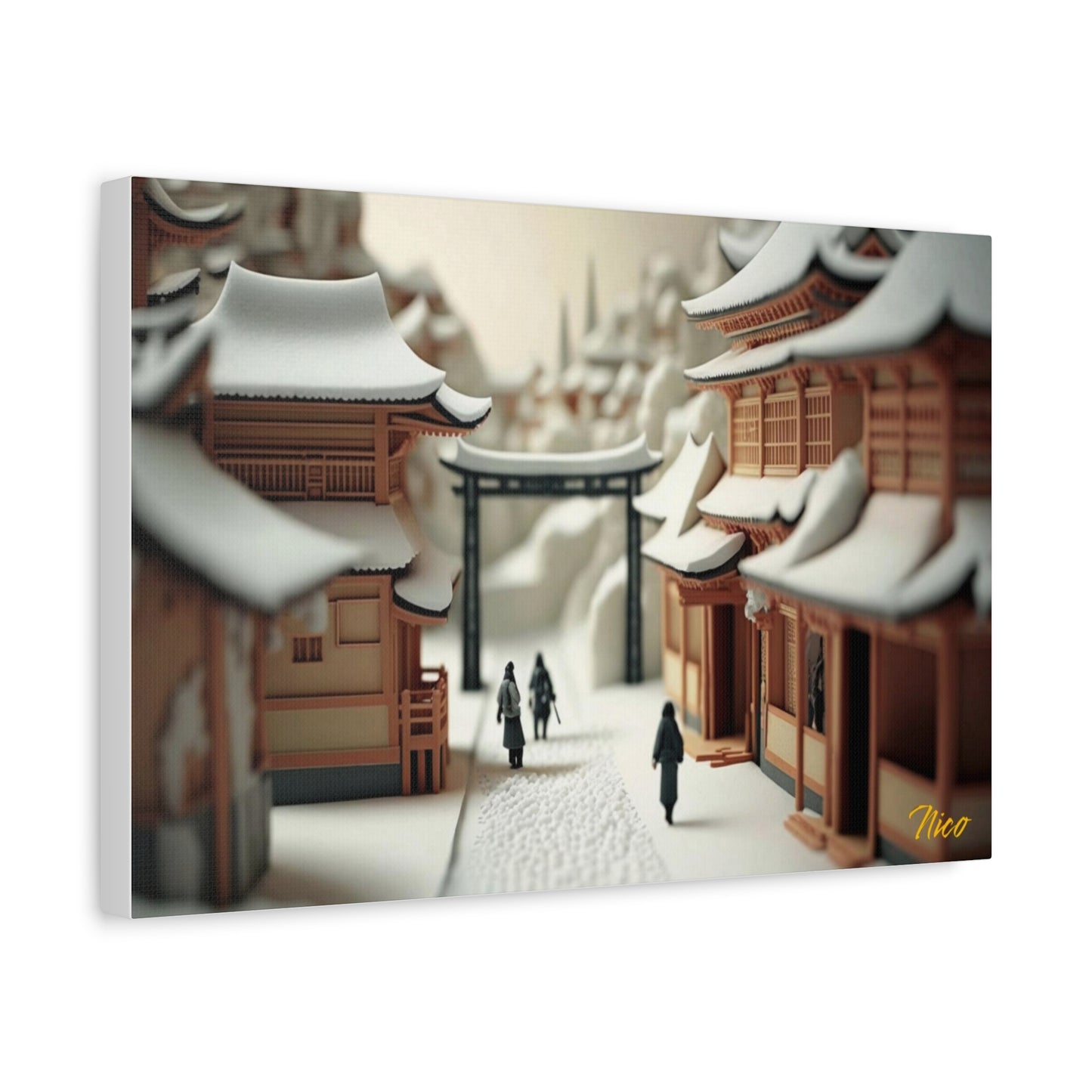I Wish It Would Snow Series Print #2 - Streched Matte Extended Canvas Print, 1.25" Thick