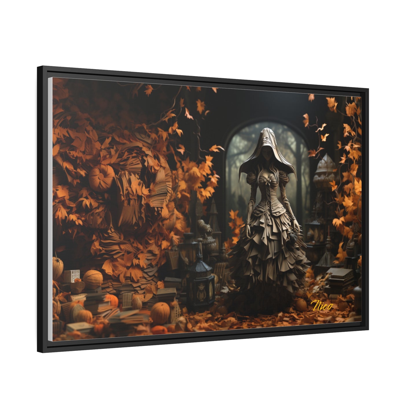Halloween 2024 Series Print #7 - Black Framed Canvas Print
