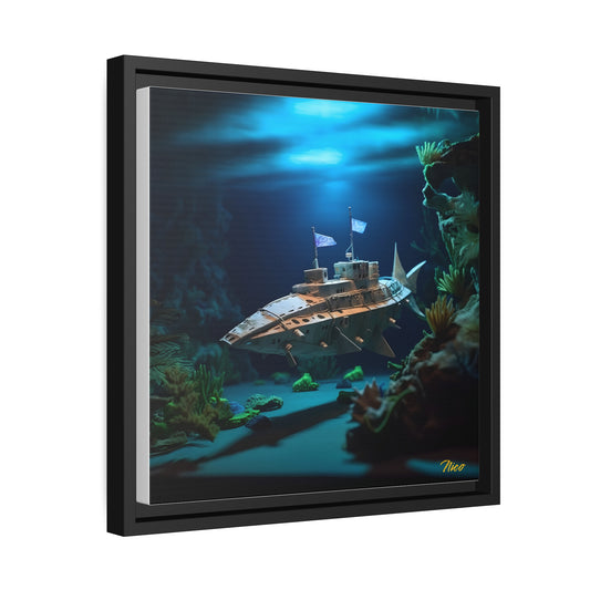 20,000 Under The Sea Series Print #3 - Black Framed Canvas Print