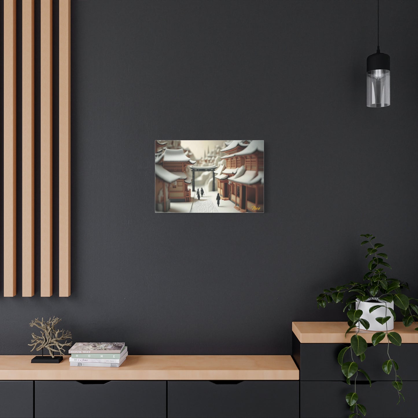 I Wish It Would Snow Series Print #2 - Streched Matte Extended Canvas Print, 1.25" Thick