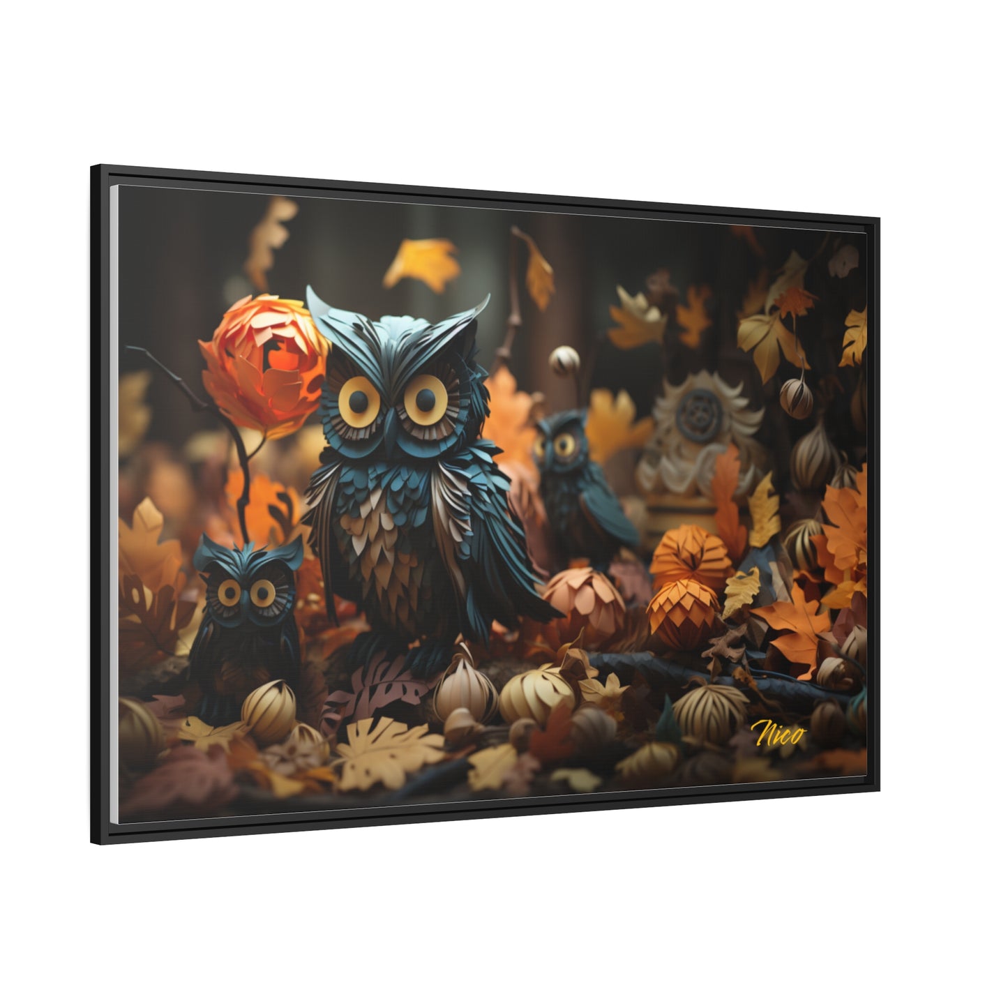 Halloween 2024 Series Print #8 - Black Framed Canvas Print