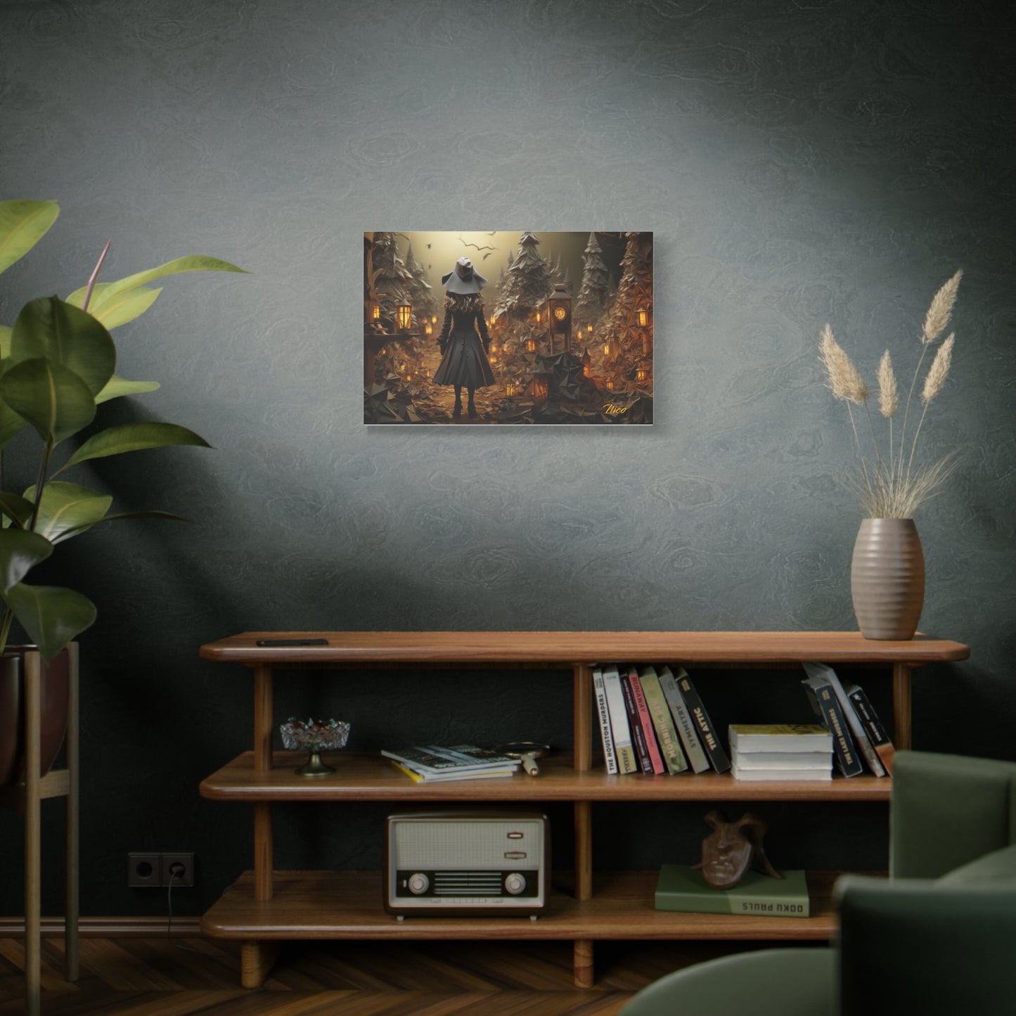 Halloween 2024 Series Print #3 - Streched Matte Canvas Print, 1.25" Thick