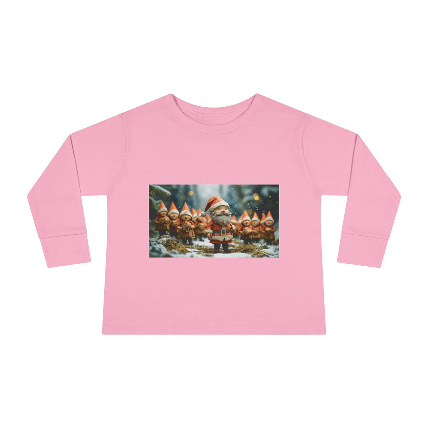 Chirstmas 2024 Series Print #4 Toddler Long Sleeve Tee