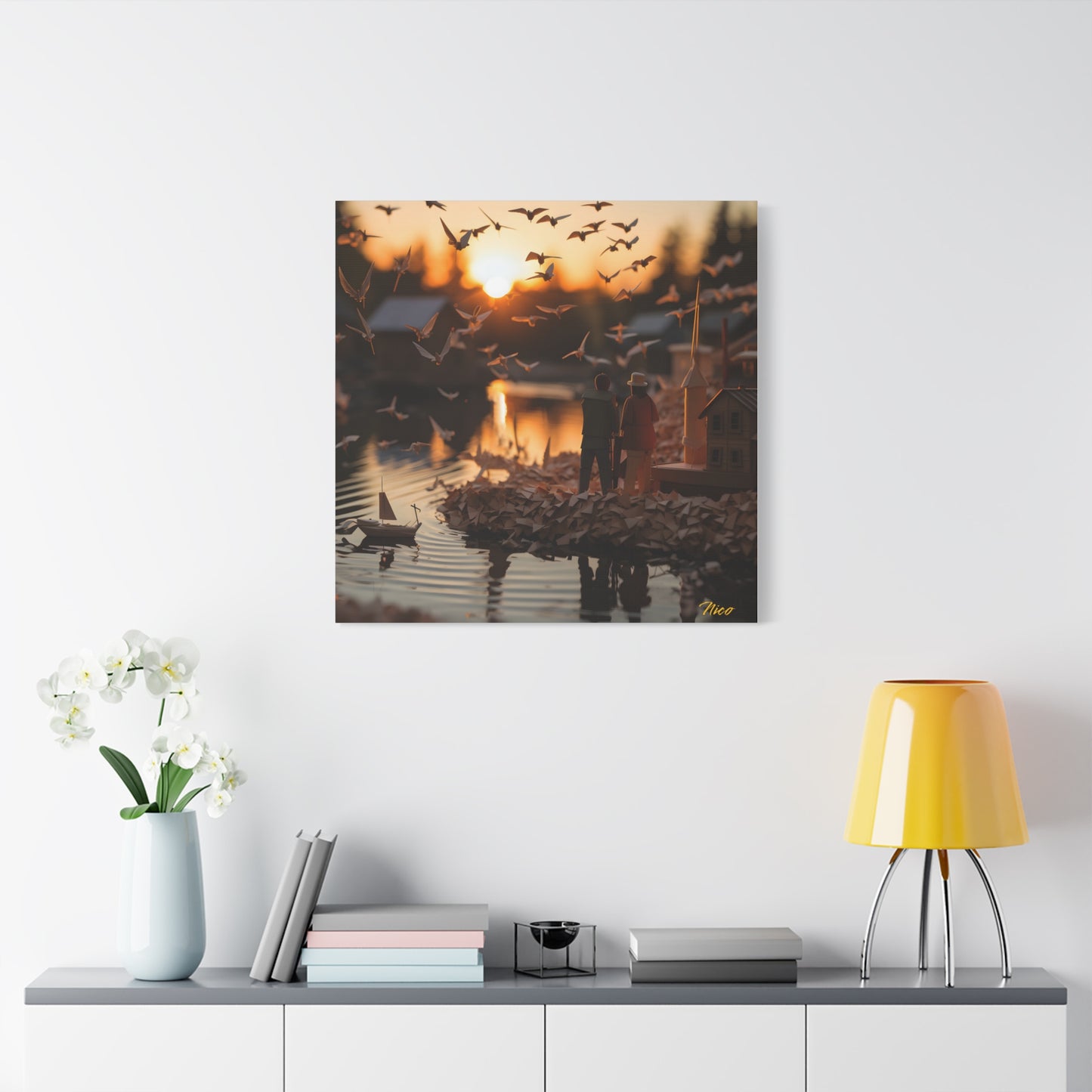 On The Docks By The Bay Series Print #10 - Streched Matte Canvas Print, 1.25" Thick