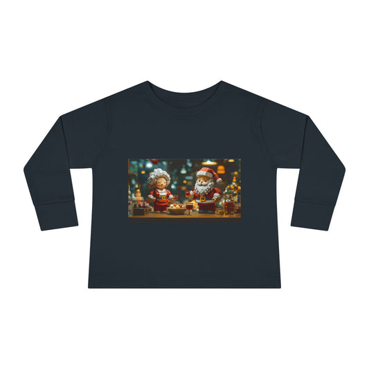Chirstmas 2024 Series Print #2 Toddler Long Sleeve Tee