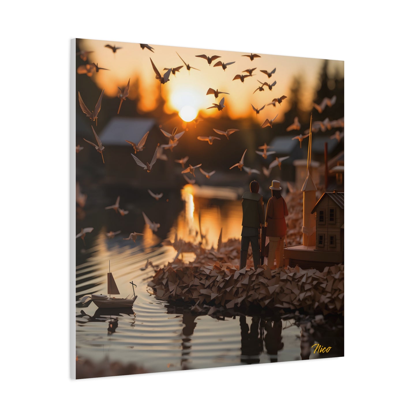 On The Docks By The Bay Series Print #10 - Streched Matte Canvas Print, 1.25" Thick