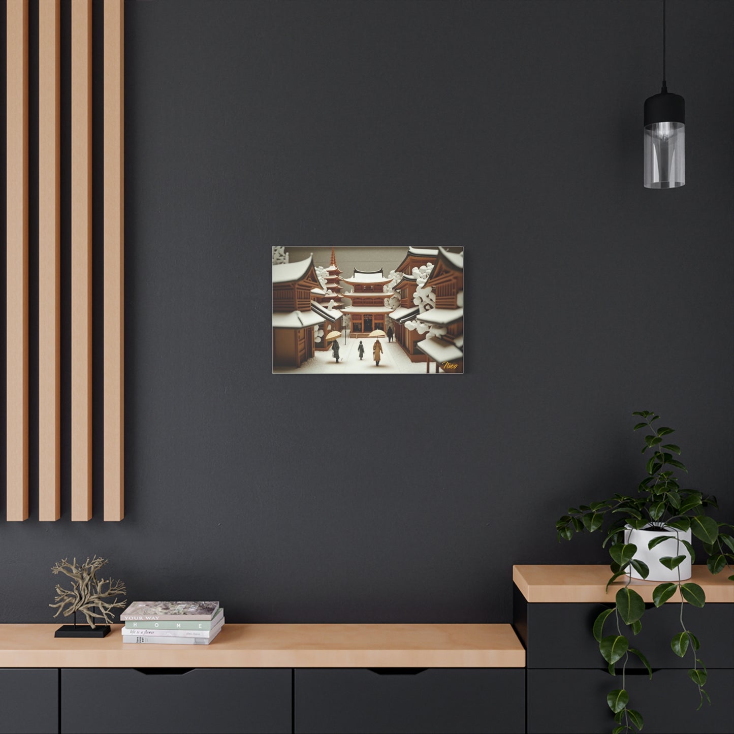 I Wish It Would Snow Series Print #10 - Streched Matte Extended Canvas Print, 1.25" Thick