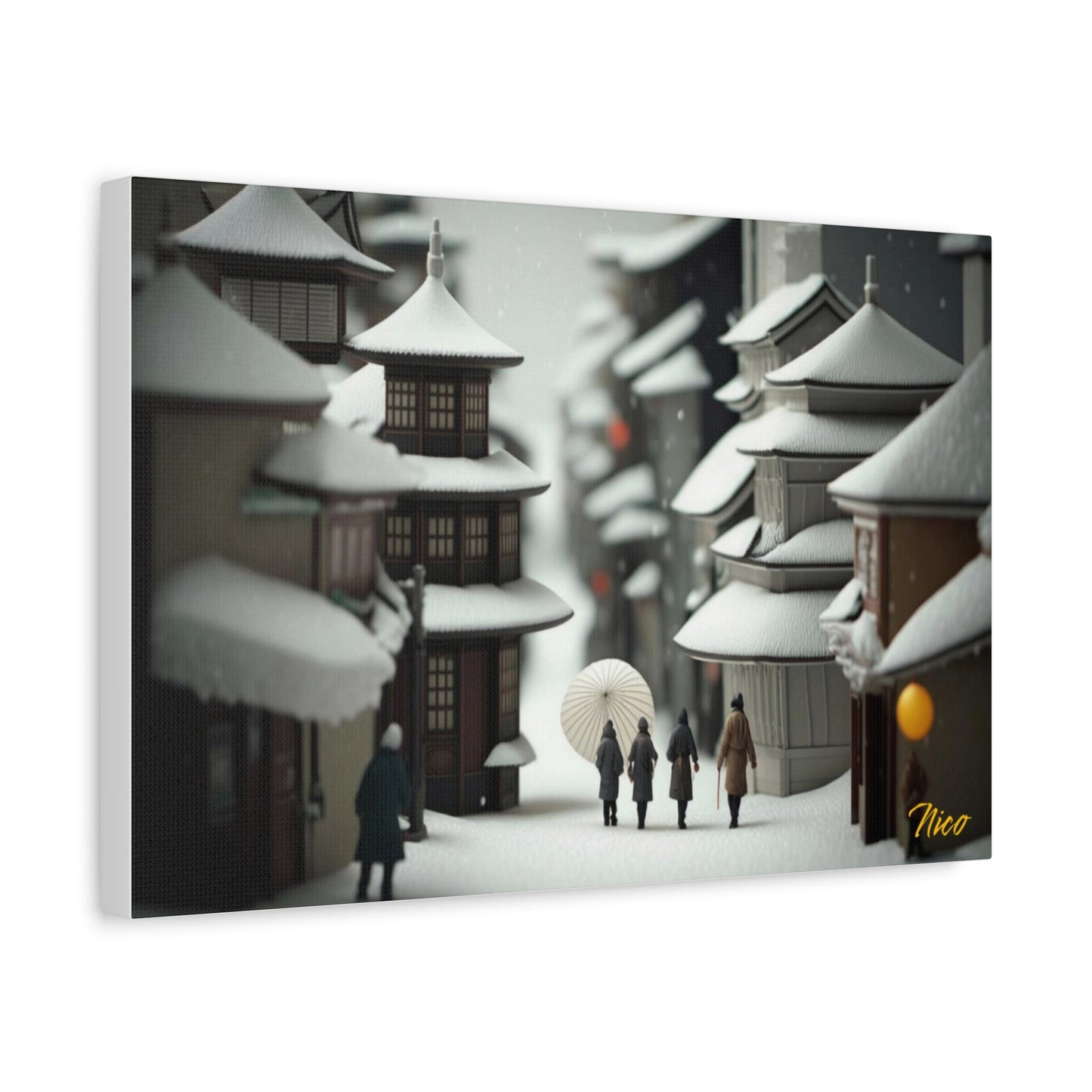 I Wish It Would Snow Series Print #3 - Streched Matte Extended Canvas Print, 1.25" Thick