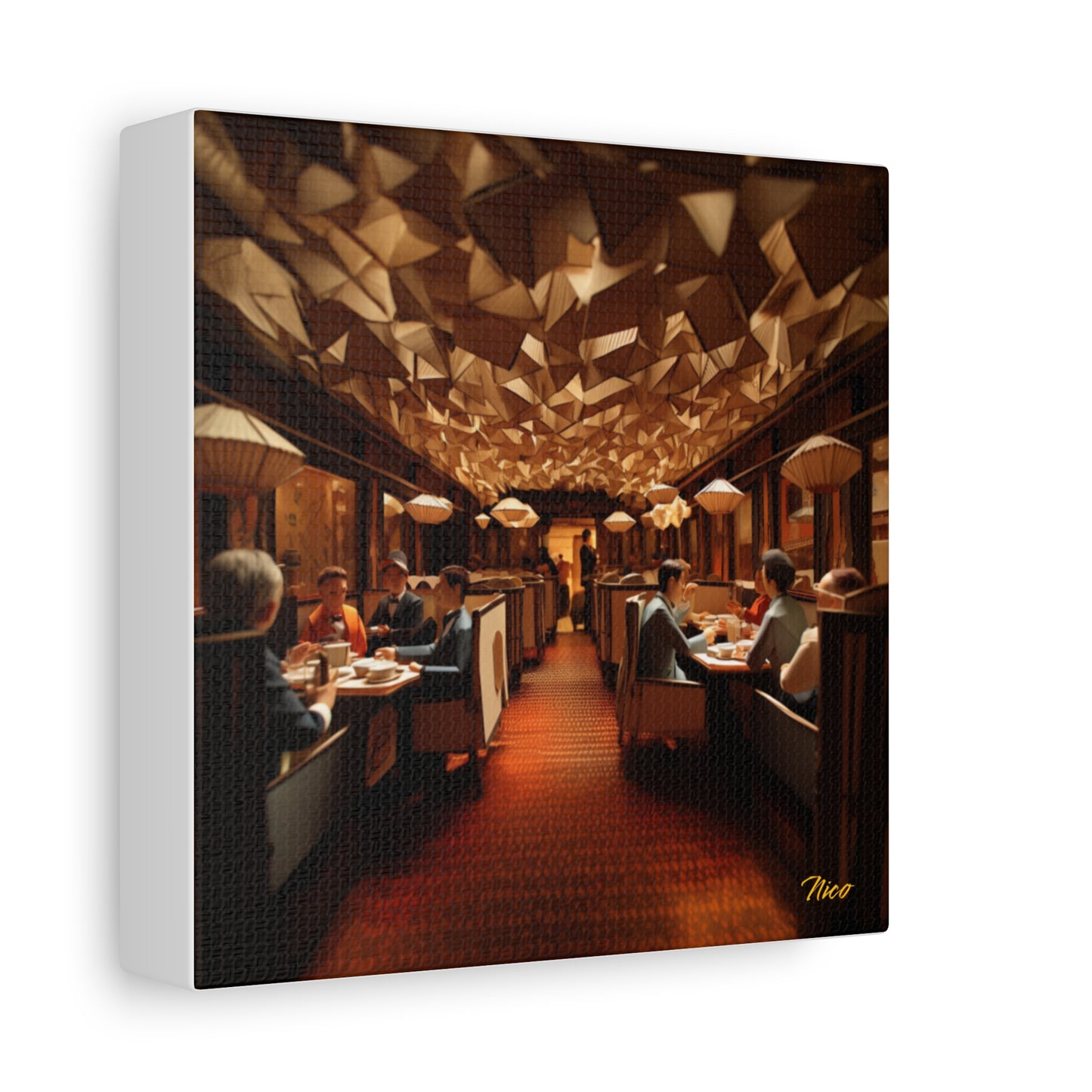 Orient Express Series Print #2 - Streched Matte Canvas Print, 1.25" Thick