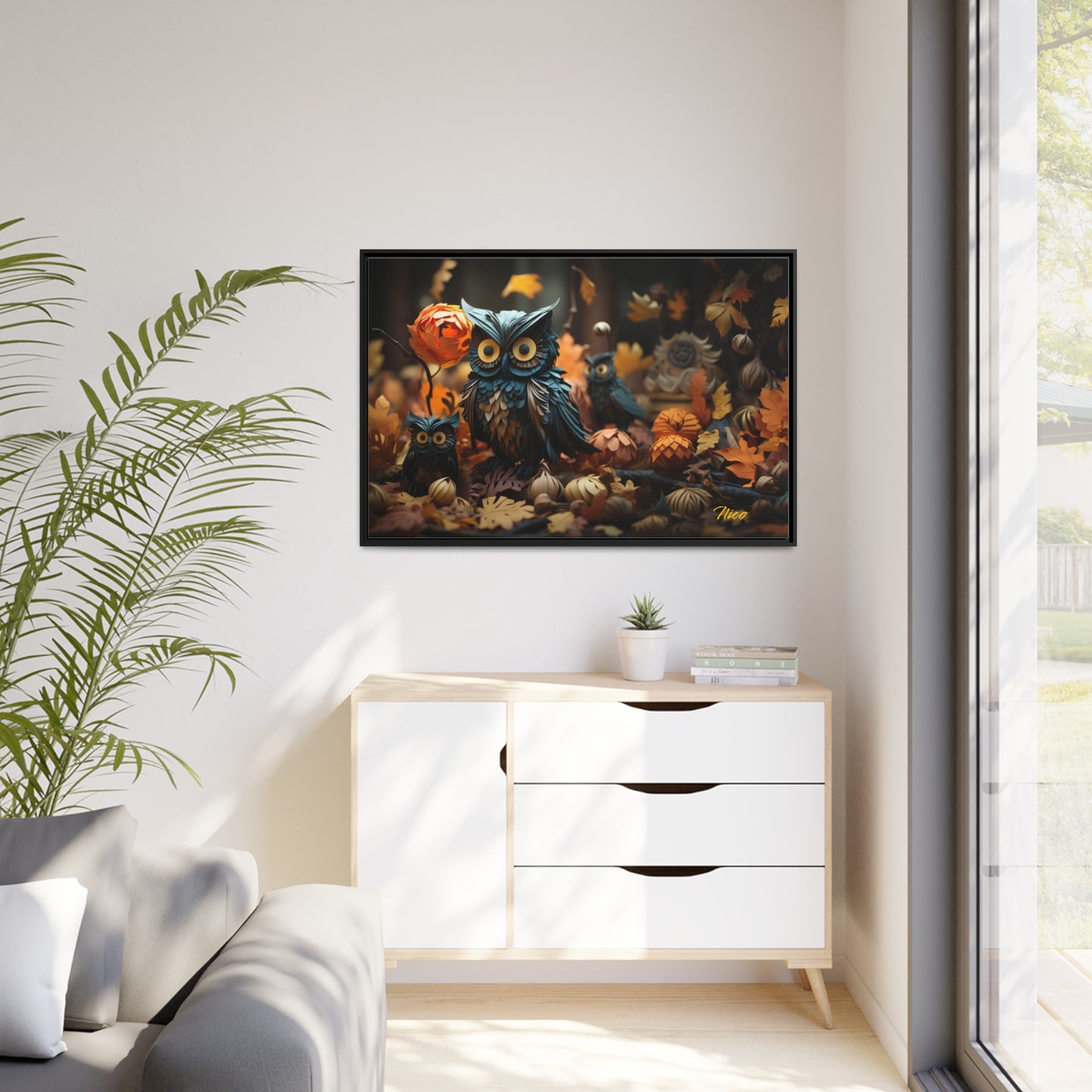 Halloween 2024 Series Print #8 - Black Framed Canvas Print