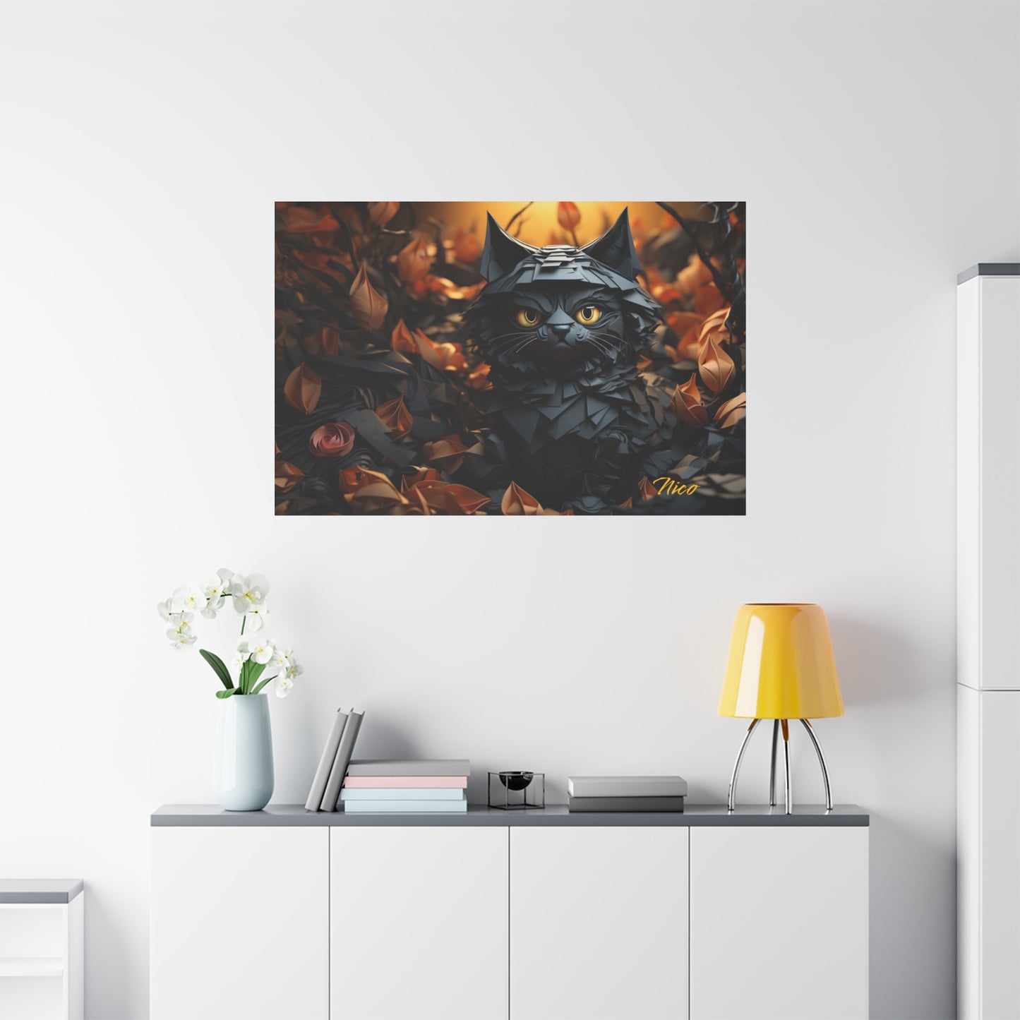 Halloween 2024 Series Print #2 - Streched Matte Canvas Print, 1.25" Thick