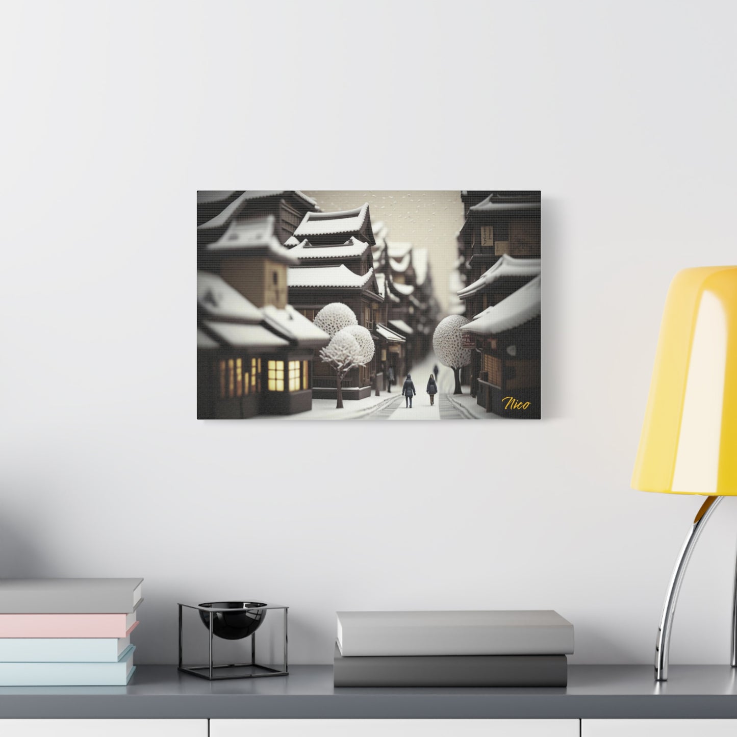 I Wish It Would Snow Series Print #7 - Streched Matte Extended Canvas Print, 1.25" Thick