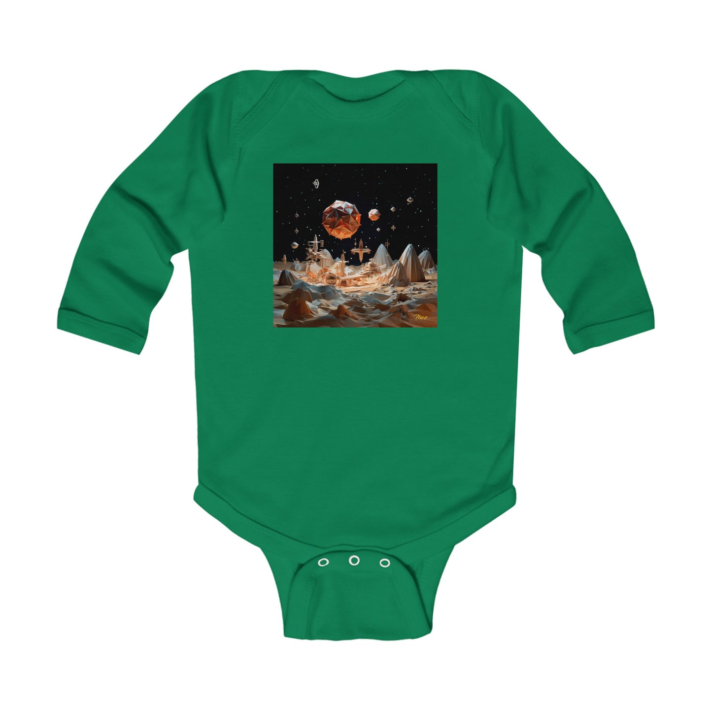 Elons' Dream Series Print #7 Infant Long Sleeve Bodysuit