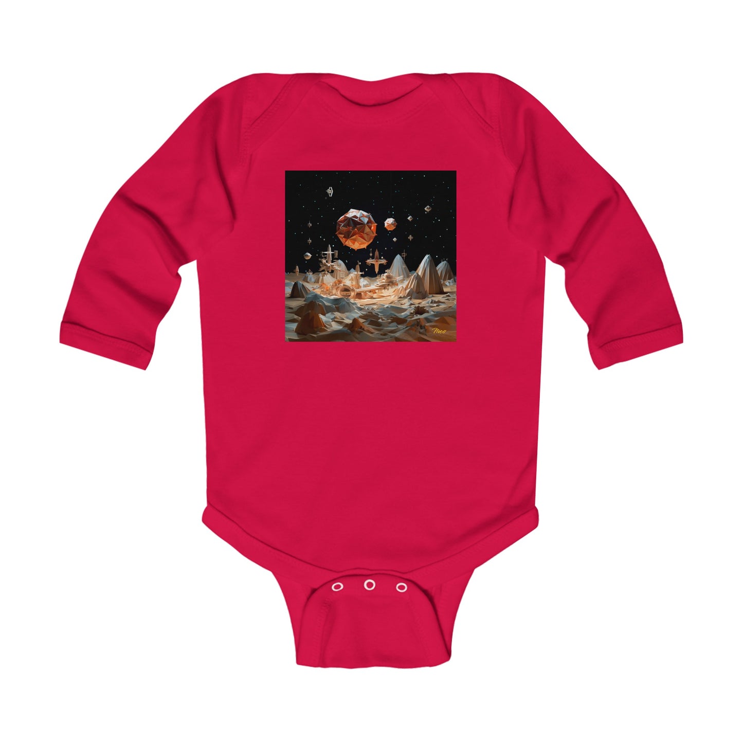 Elons' Dream Series Print #7 Infant Long Sleeve Bodysuit