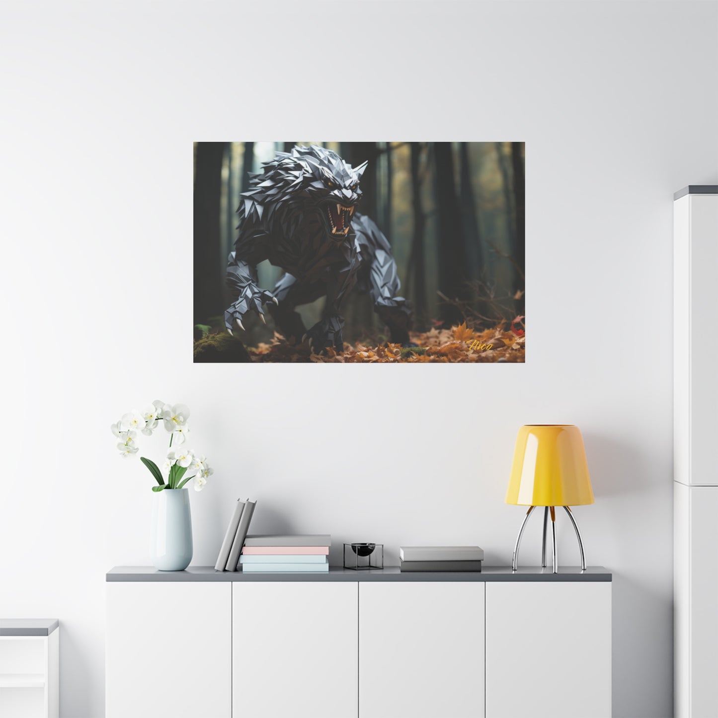 Halloween 2024 Series Print #6 - Streched Matte Canvas Print, 1.25" Thick