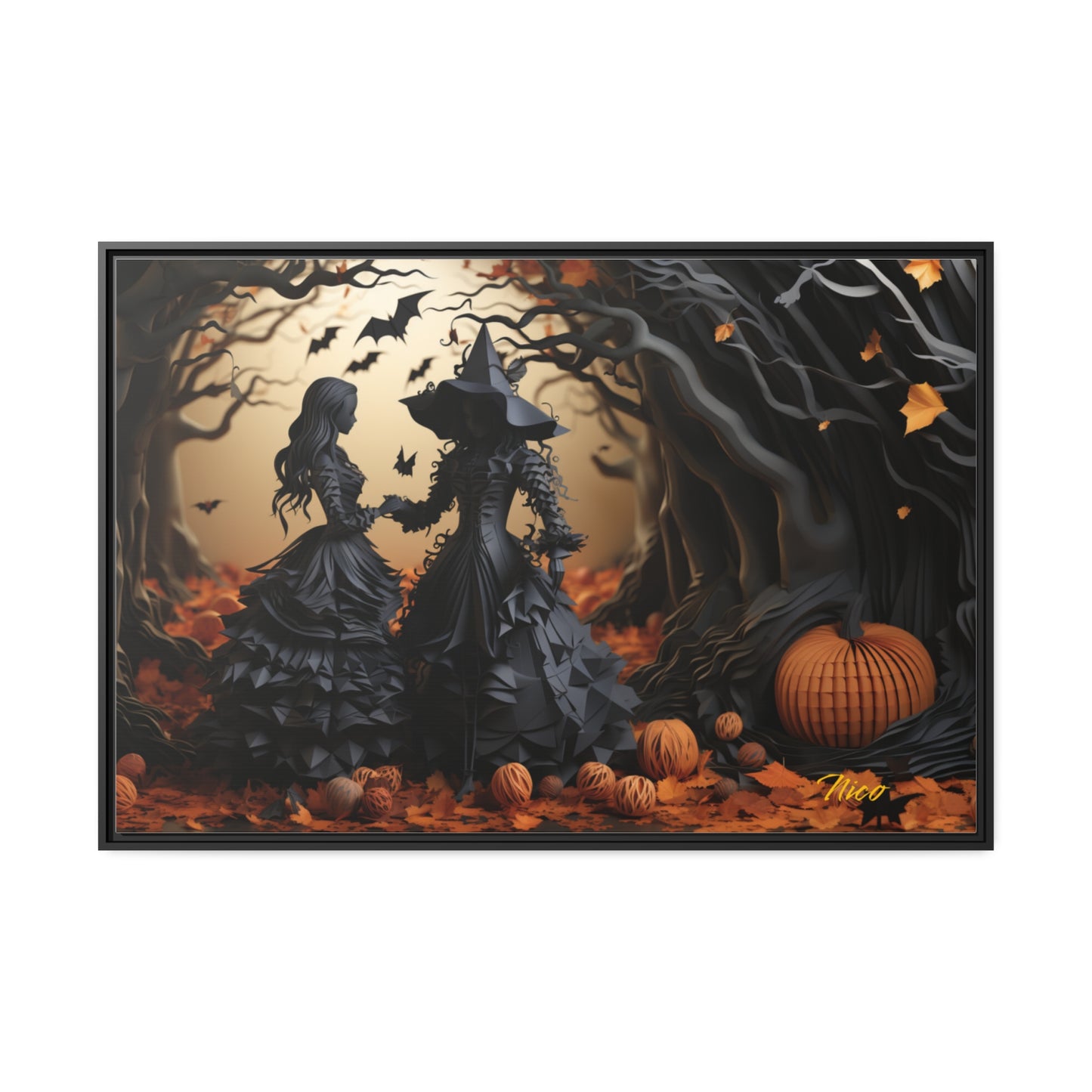 Halloween 2024 Series Print #9 - Black Framed Canvas Print