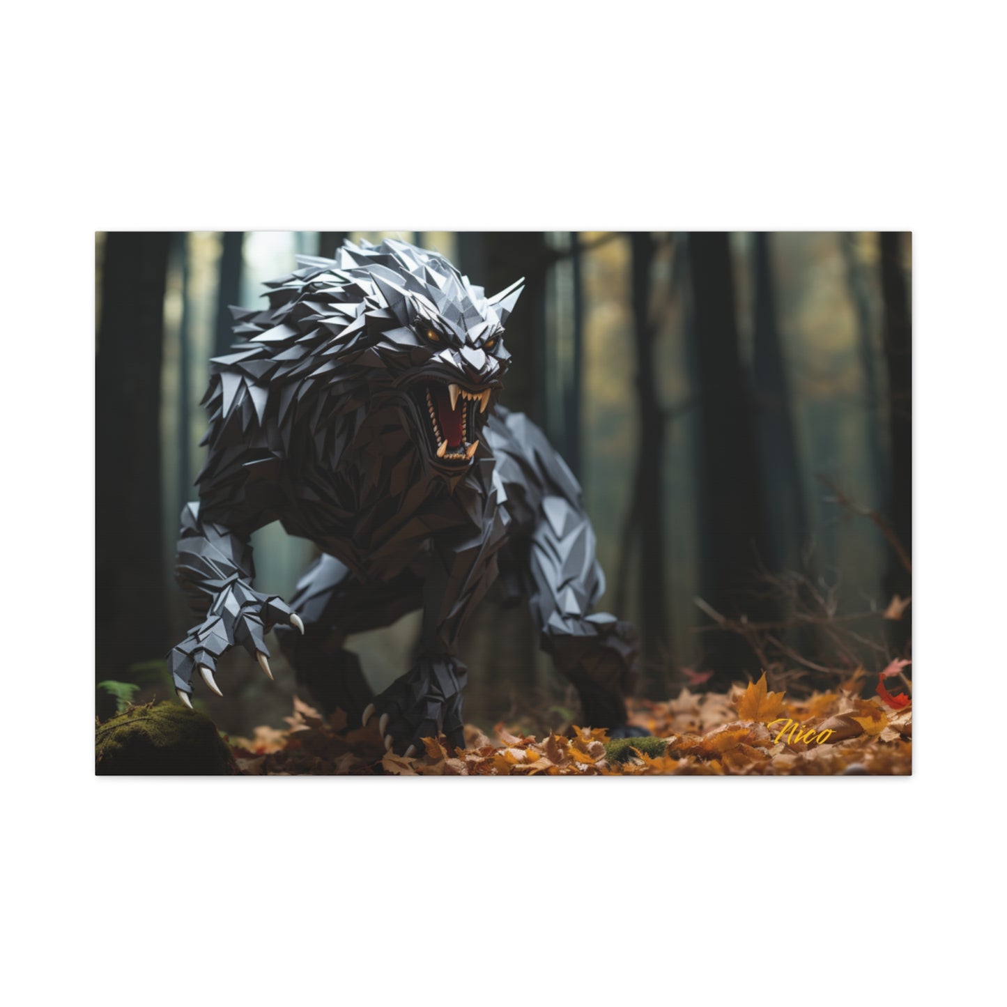 Halloween 2024 Series Print #6 - Streched Matte Canvas Print, 1.25" Thick