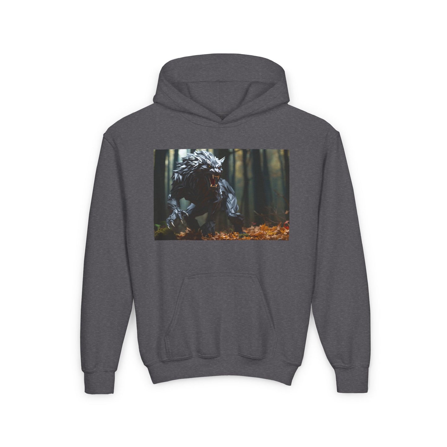 Halloween 2024 Series Print #6 Youth Heavy Blend Hooded Sweatshirt