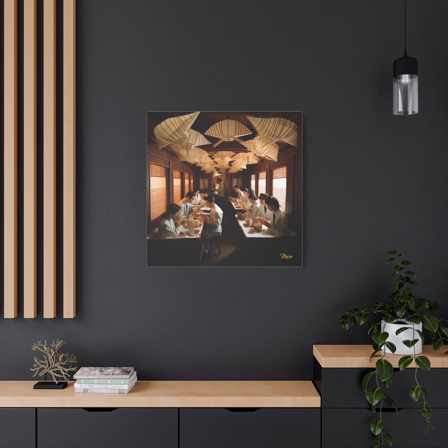Orient Express Series Print #4 - Streched Matte Canvas Print, 1.25" Thick