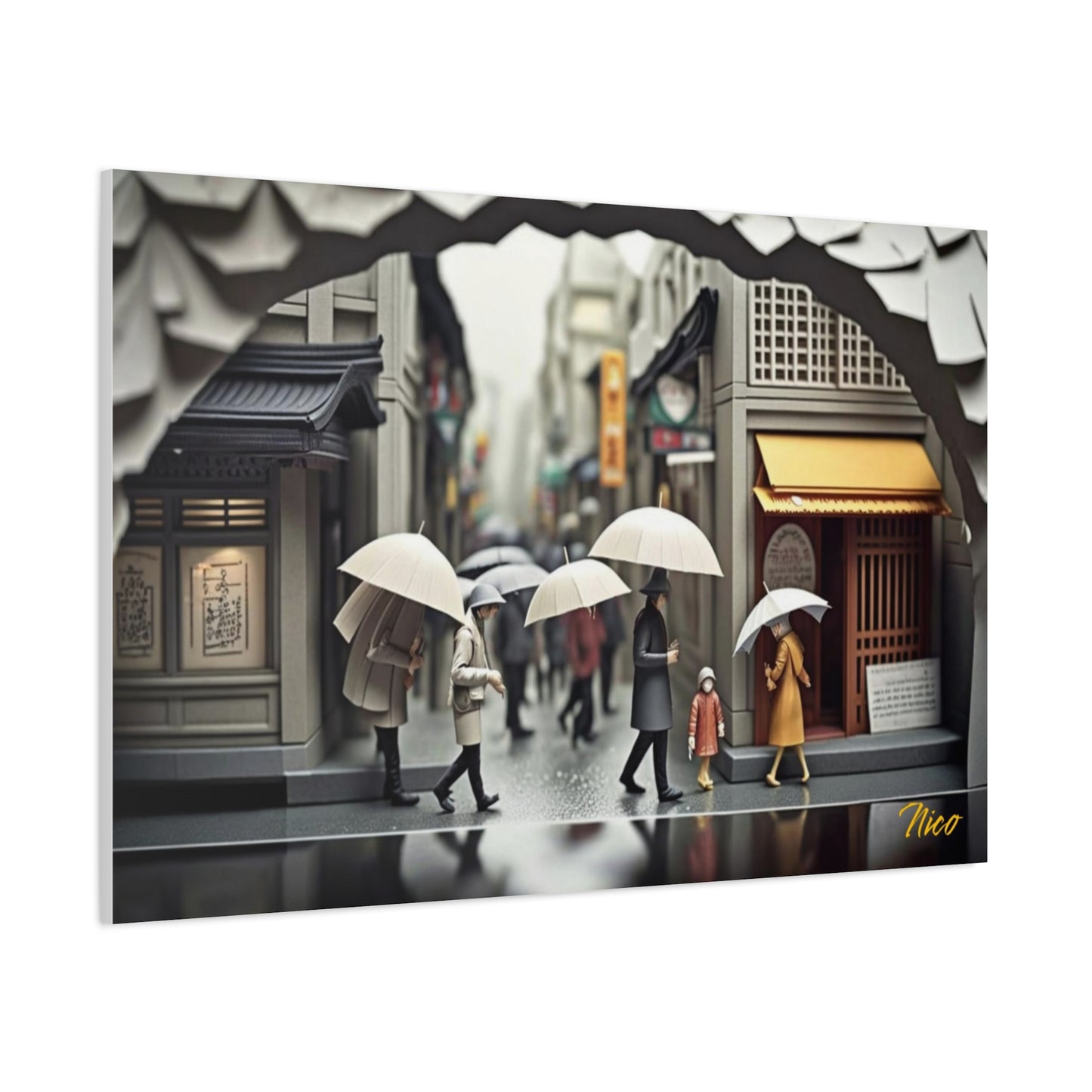 Rainy Days And Mondays Series Print #1 - Streched Matte Extended Canvas Print, 1.25" Thick