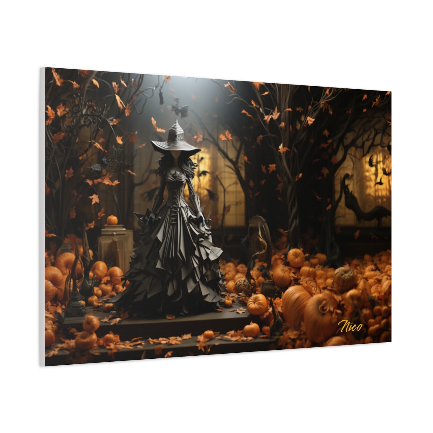 Halloween 2024 Series Print #10 - Streched Matte Canvas Print, 1.25" Thick