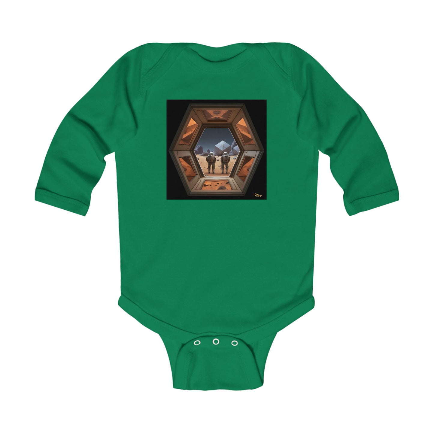 Elons' Dream Series Print #6 Infant Long Sleeve Bodysuit