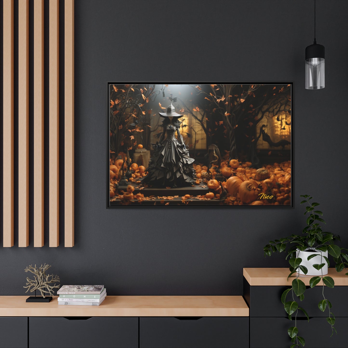 Halloween 2024 Series Print #10 - Black Framed Canvas Print