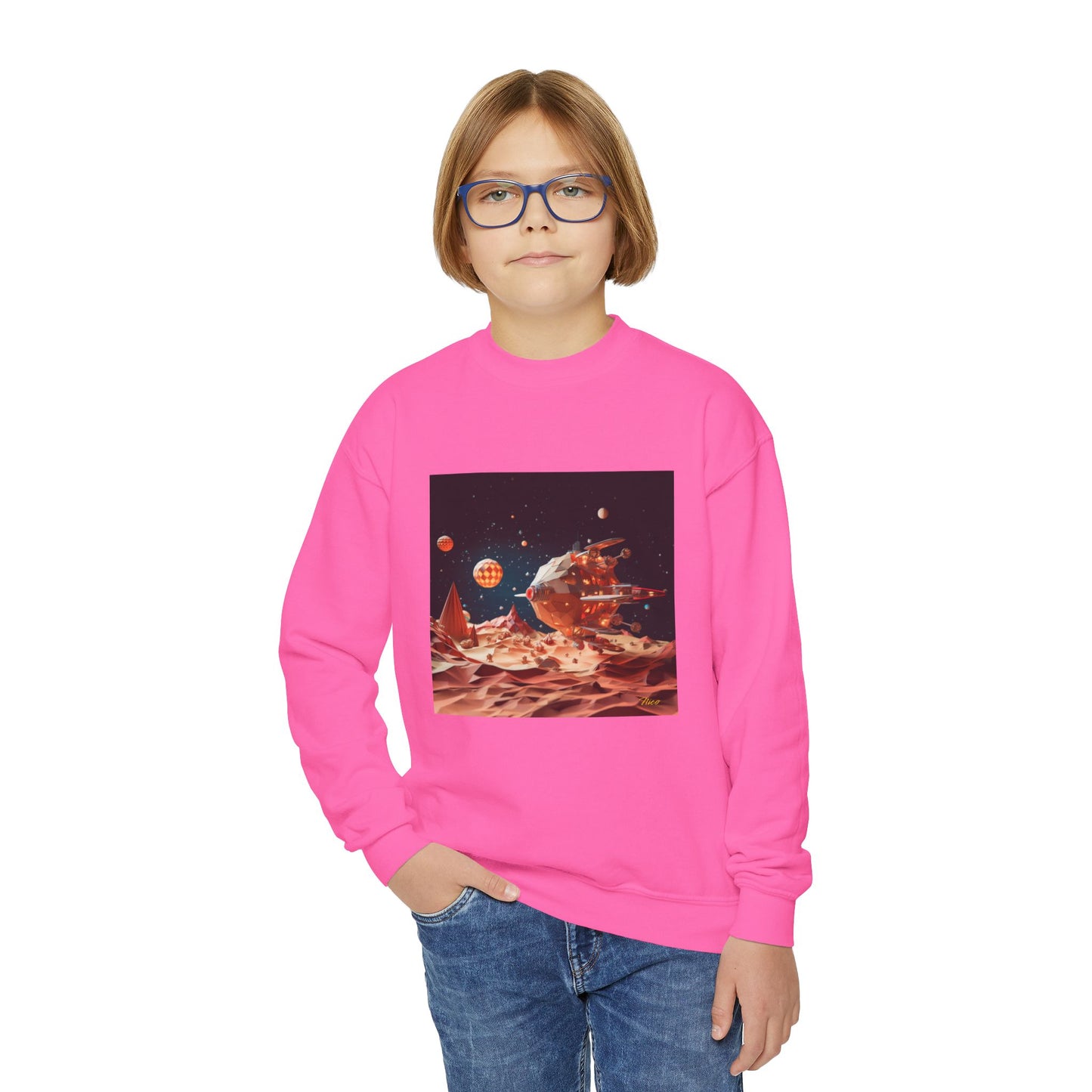 Elons' Dream Series Print #5 Youth Crewneck Sweatshirt