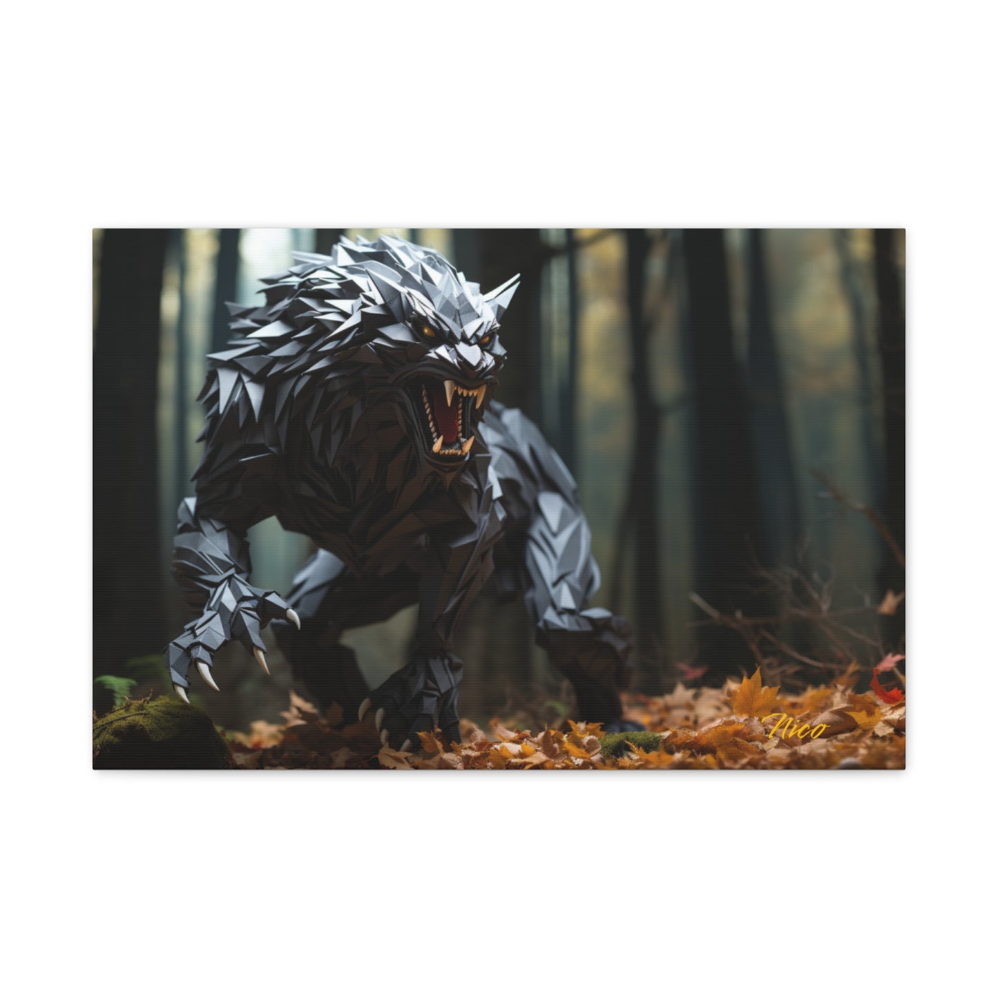 Halloween 2024 Series Print #6 - Streched Matte Canvas Print, 1.25" Thick