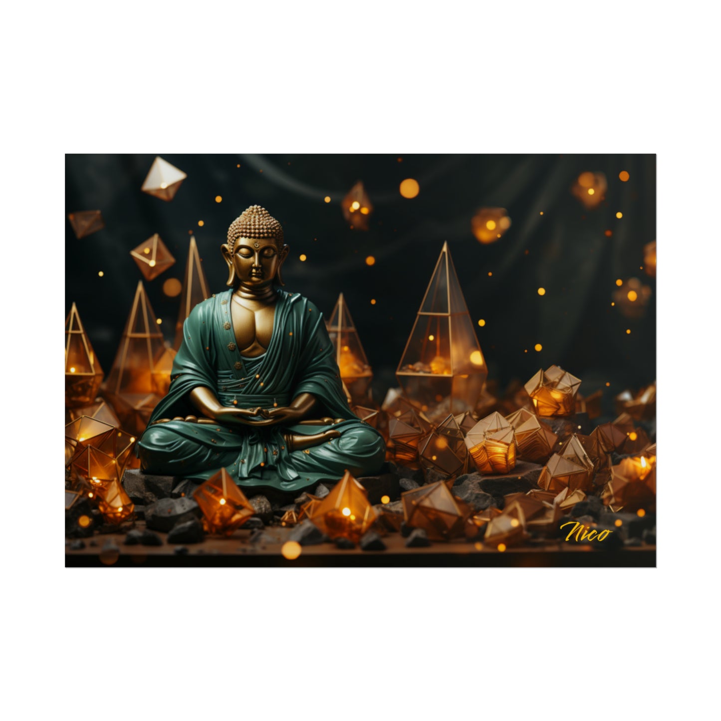 Ascending Buddha Series Print #4 - Fine Art, Matte or Semi-Gloss Print