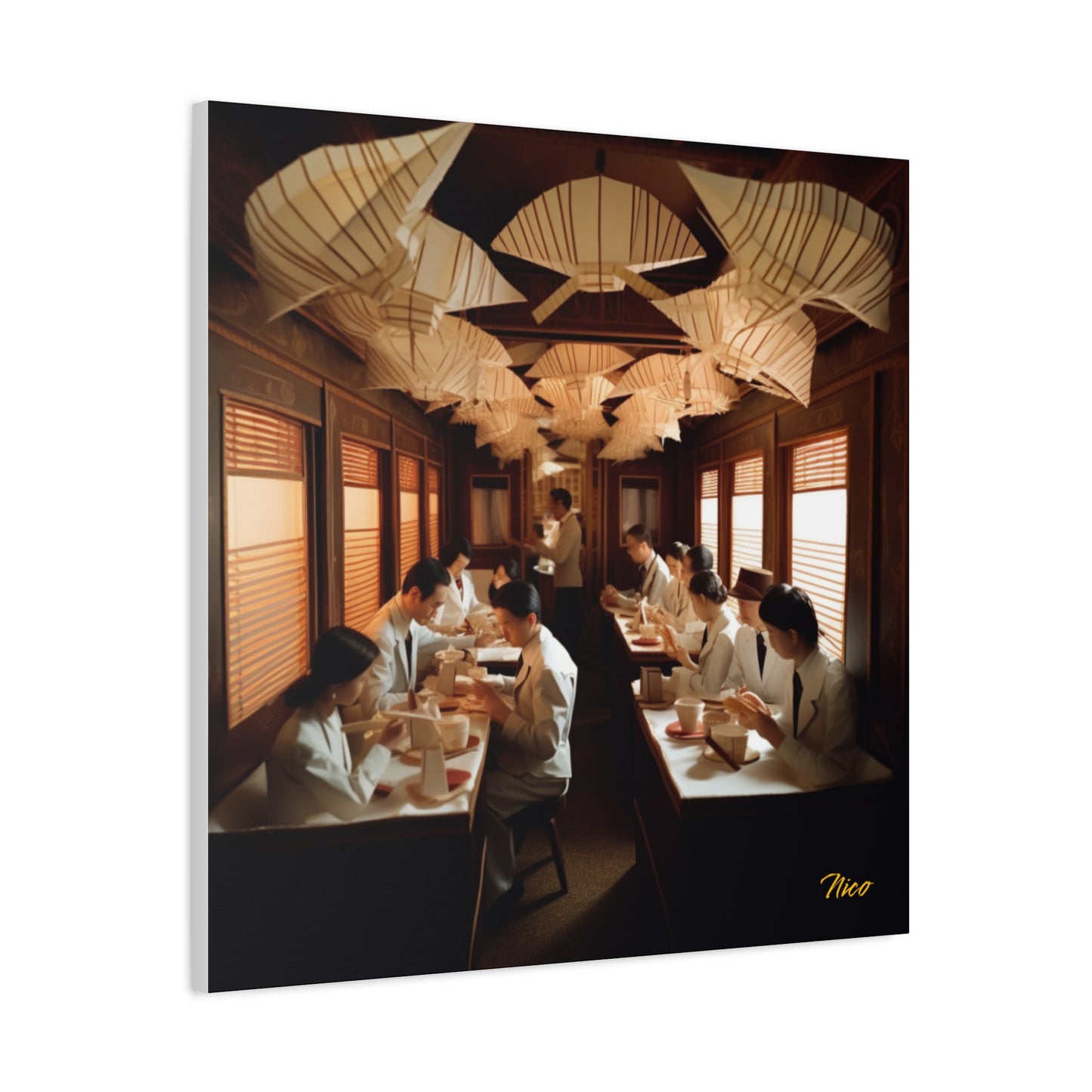 Orient Express Series Print #4 - Streched Matte Canvas Print, 1.25" Thick