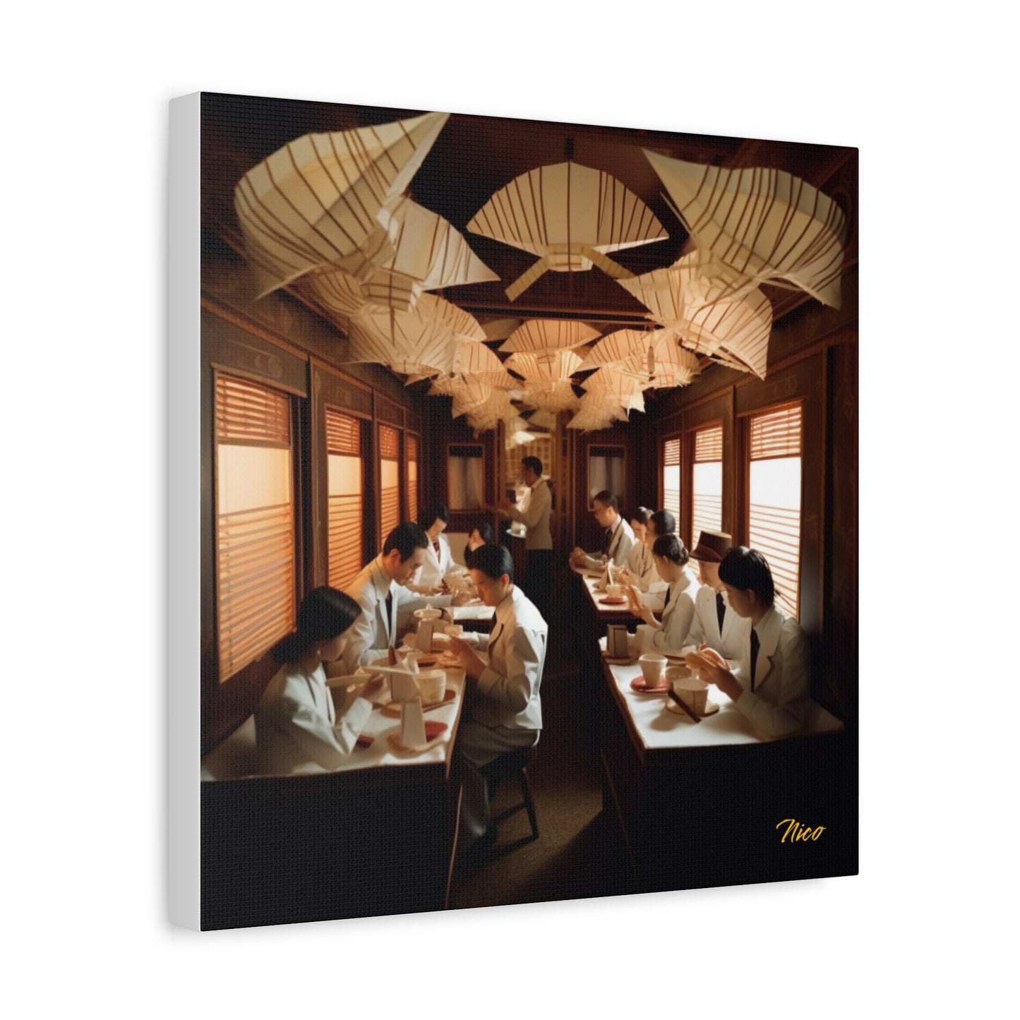 Orient Express Series Print #4 - Streched Matte Canvas Print, 1.25" Thick