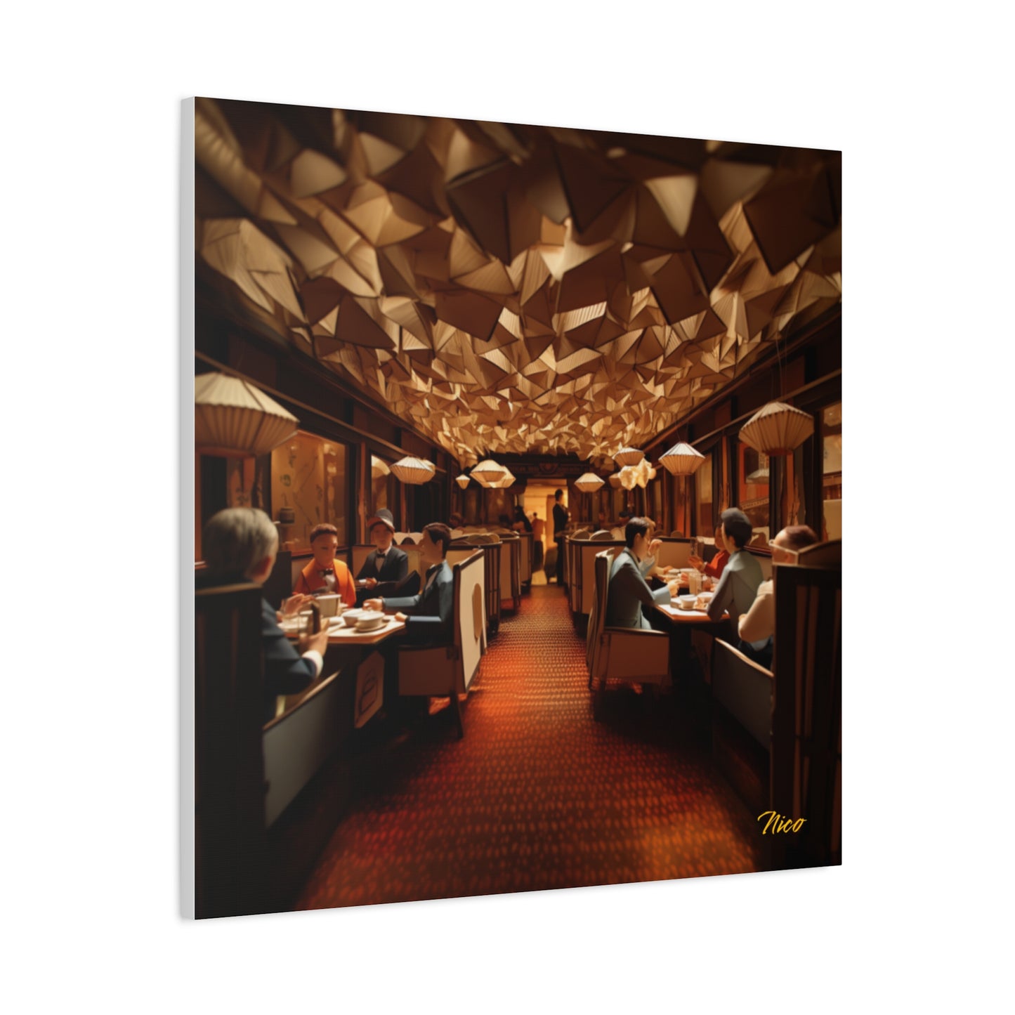 Orient Express Series Print #2 - Streched Matte Canvas Print, 1.25" Thick