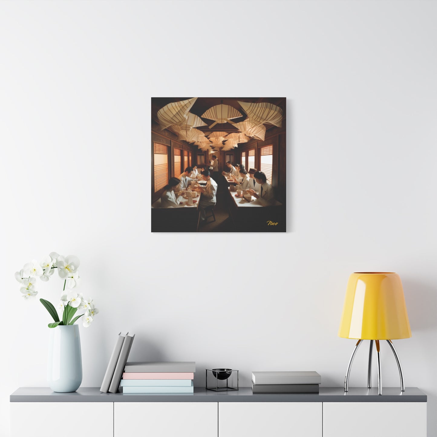 Orient Express Series Print #4 - Streched Matte Canvas Print, 1.25" Thick