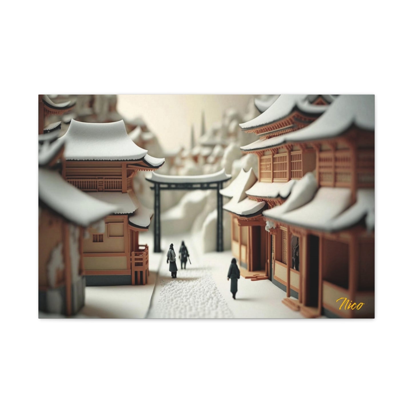 I Wish It Would Snow Series Print #2 - Streched Matte Extended Canvas Print, 1.25" Thick