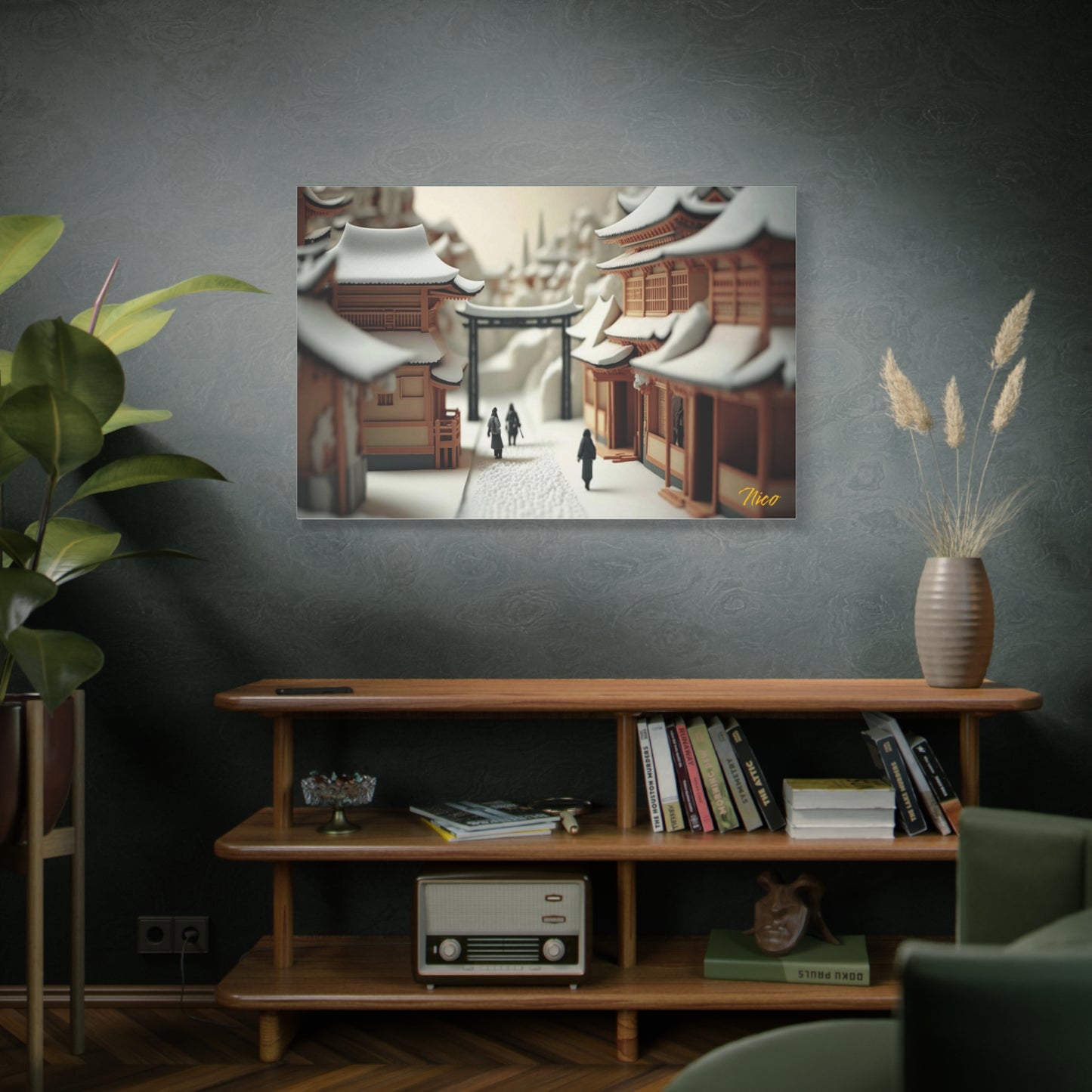I Wish It Would Snow Series Print #2 - Streched Matte Extended Canvas Print, 1.25" Thick