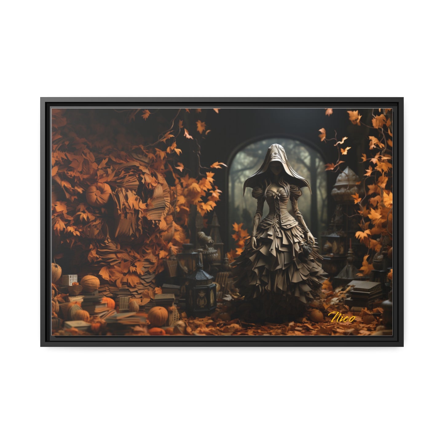 Halloween 2024 Series Print #7 - Black Framed Canvas Print