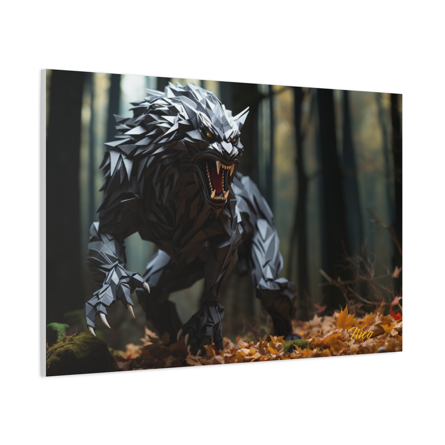 Halloween 2024 Series Print #6 - Streched Matte Canvas Print, 1.25" Thick