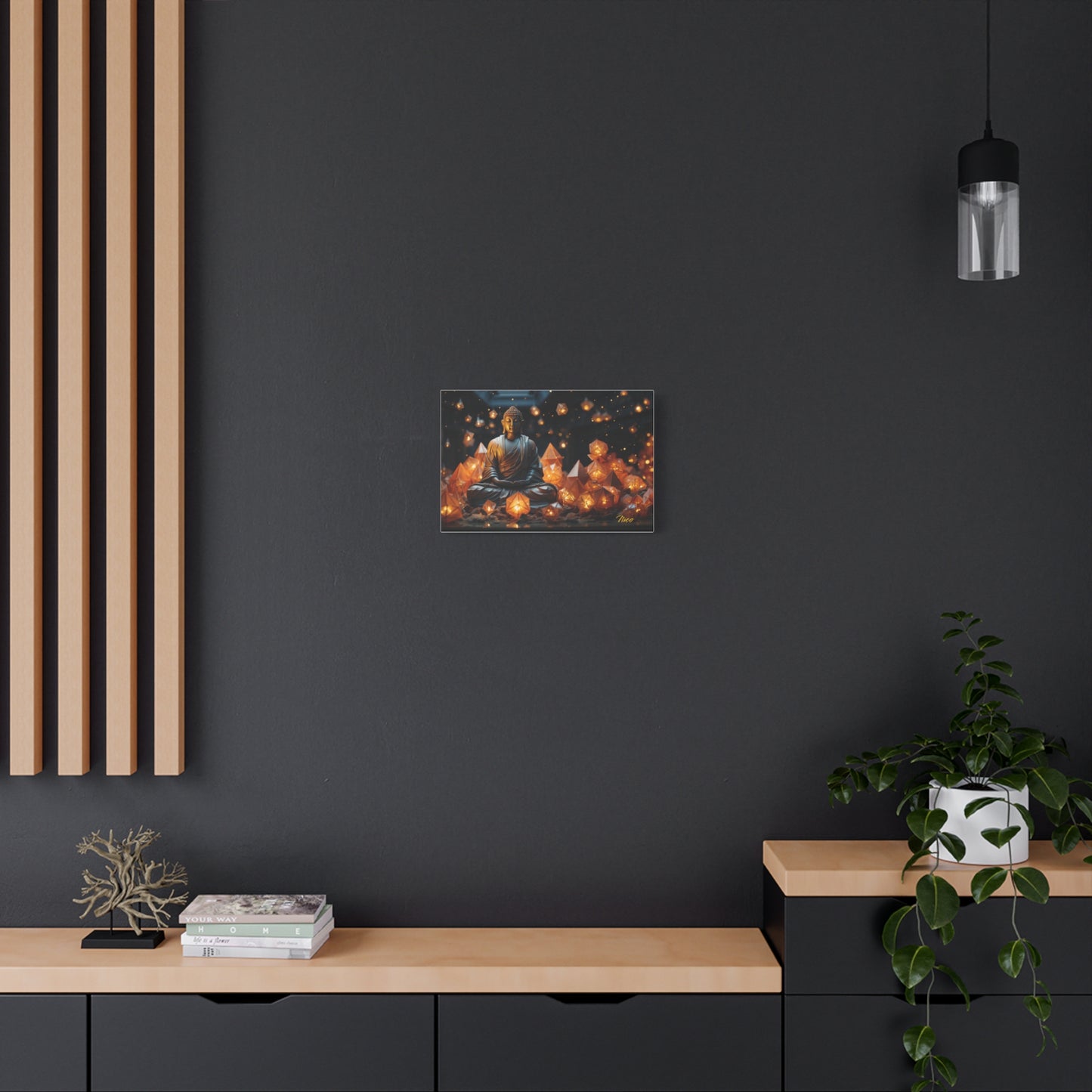 Ascending Buddha Series Print #10 - Streched Matte Canvas Print, 1.25" Thick