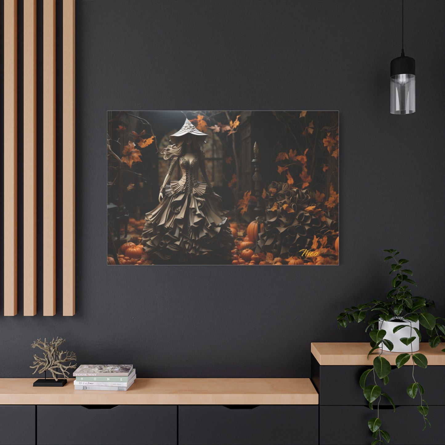 Halloween 2024 Series Print #1 - Streched Matte Canvas Print, 1.25" Thick