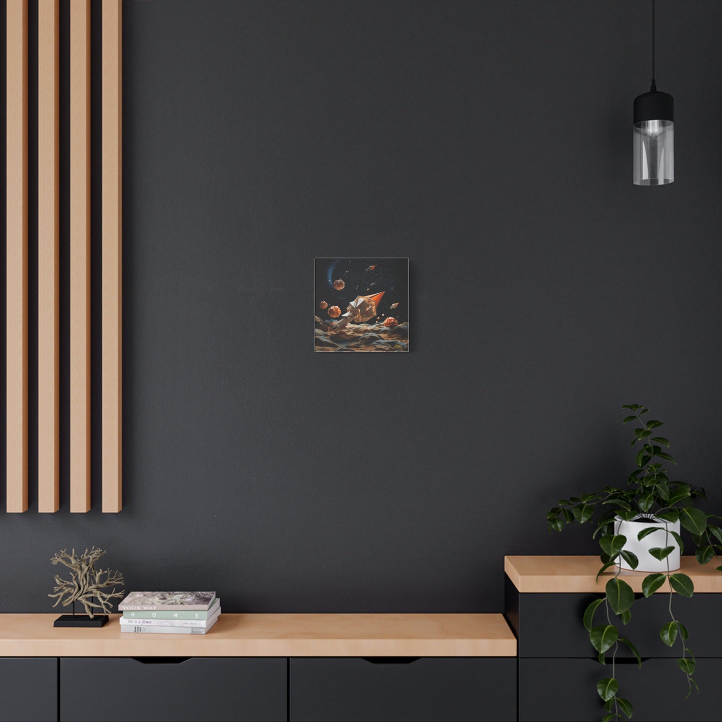 Elons' Dream Series Print #3 - Streched Matte Canvas Print, 1.25" Thick