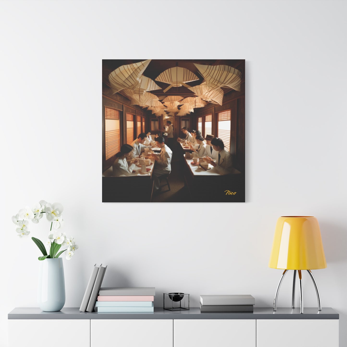 Orient Express Series Print #4 - Streched Matte Canvas Print, 1.25" Thick