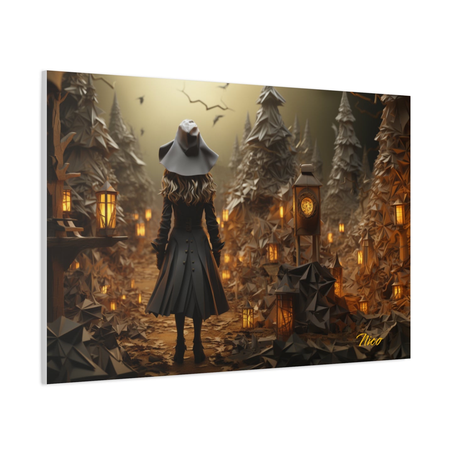Halloween 2024 Series Print #3 - Streched Matte Canvas Print, 1.25" Thick