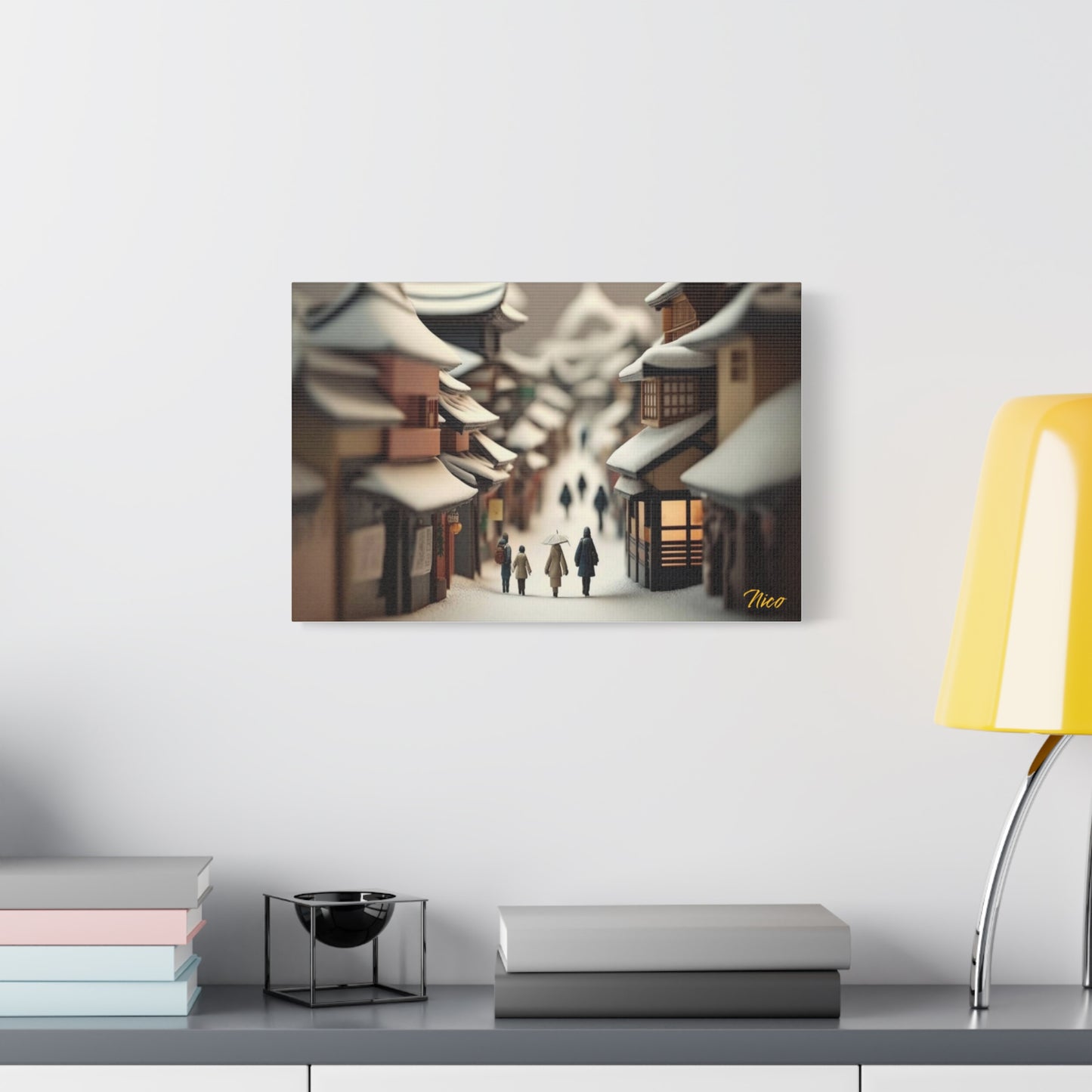 I Wish It Would Snow Series Print #6 - Streched Matte Extended Canvas Print, 1.25" Thick