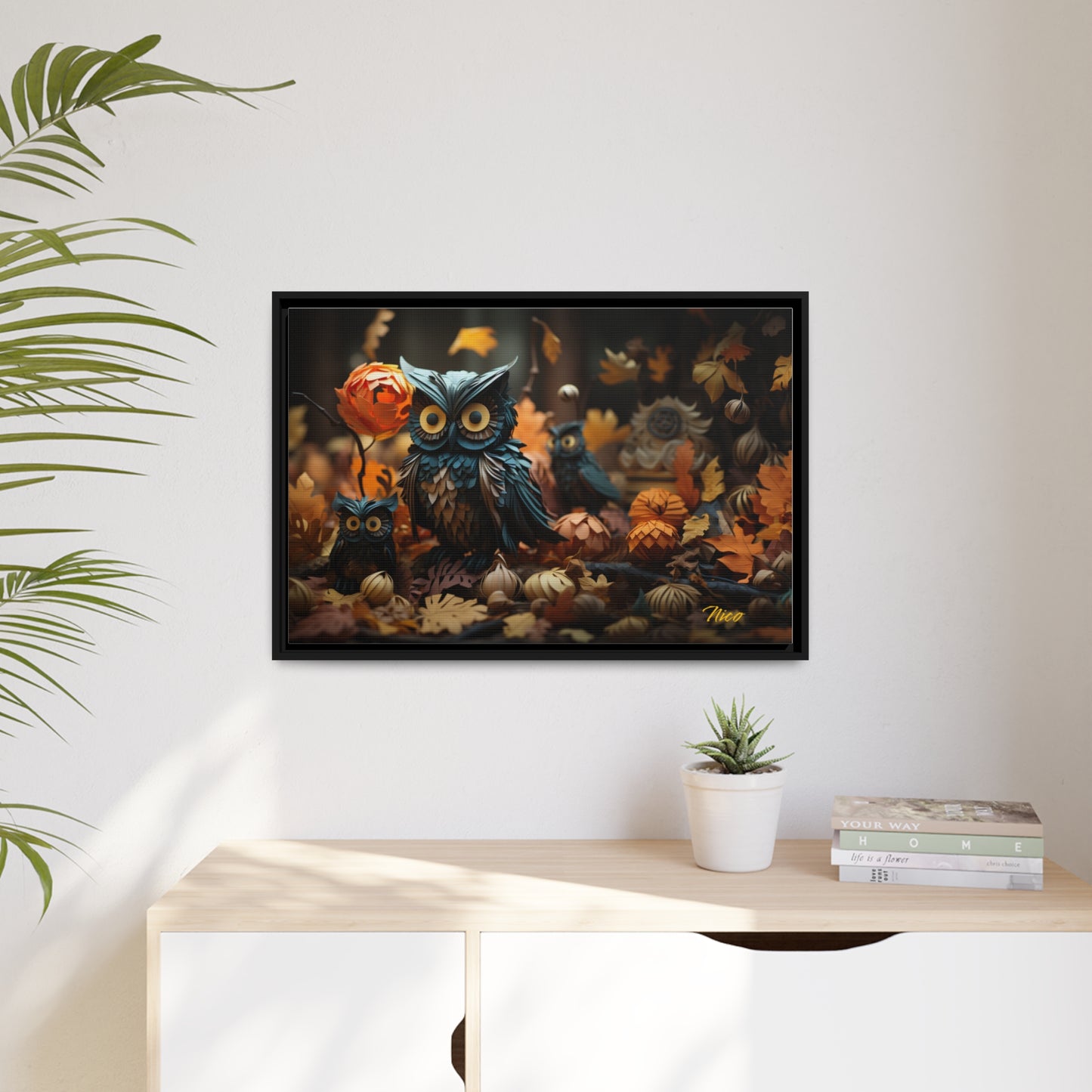 Halloween 2024 Series Print #8 - Black Framed Canvas Print