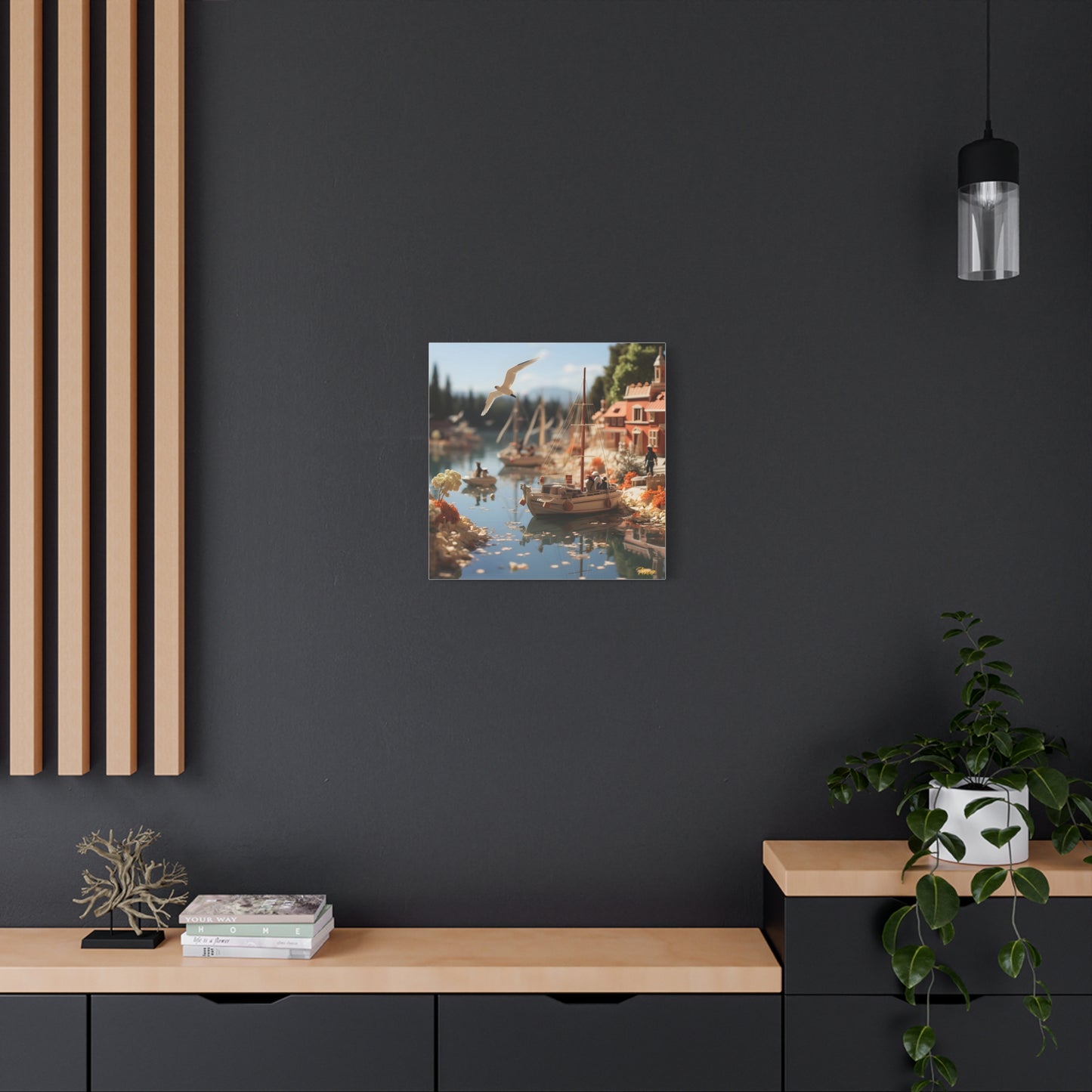 On The Docks By The Bay Series Print #6 - Streched Matte Canvas Print, 1.25" Thick