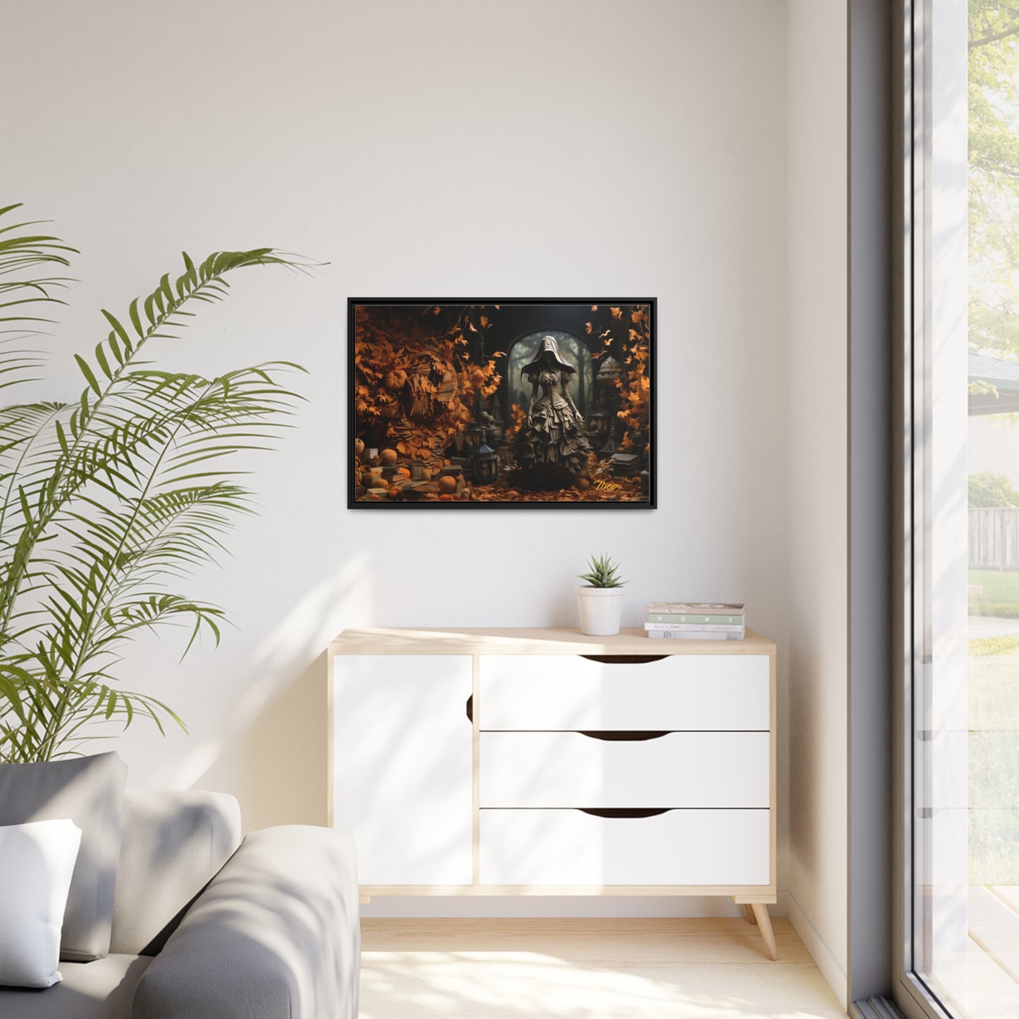 Halloween 2024 Series Print #7 - Black Framed Canvas Print