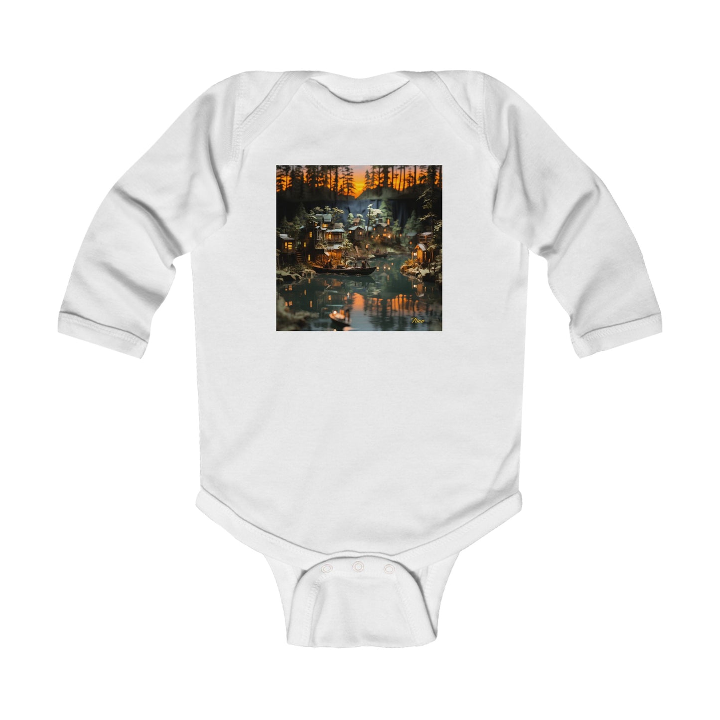 Born On A Bayou Series Print #2 Infant Long Sleeve Bodysuit