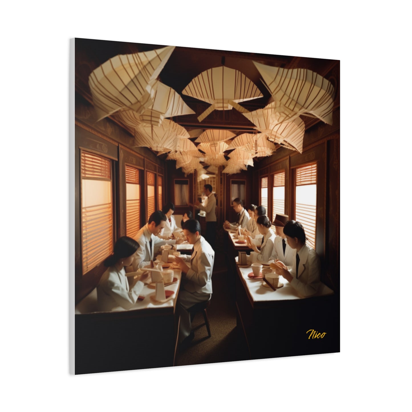 Orient Express Series Print #4 - Streched Matte Canvas Print, 1.25" Thick