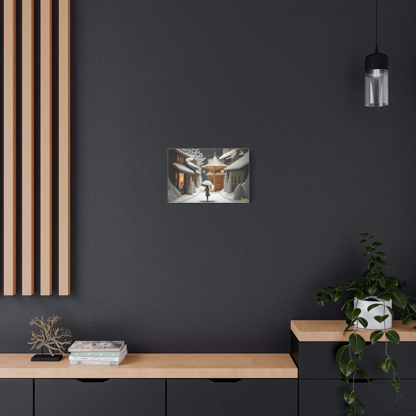 I Wish It Would Snow Series Print #5 - Streched Matte Extended Canvas Print, 1.25" Thick